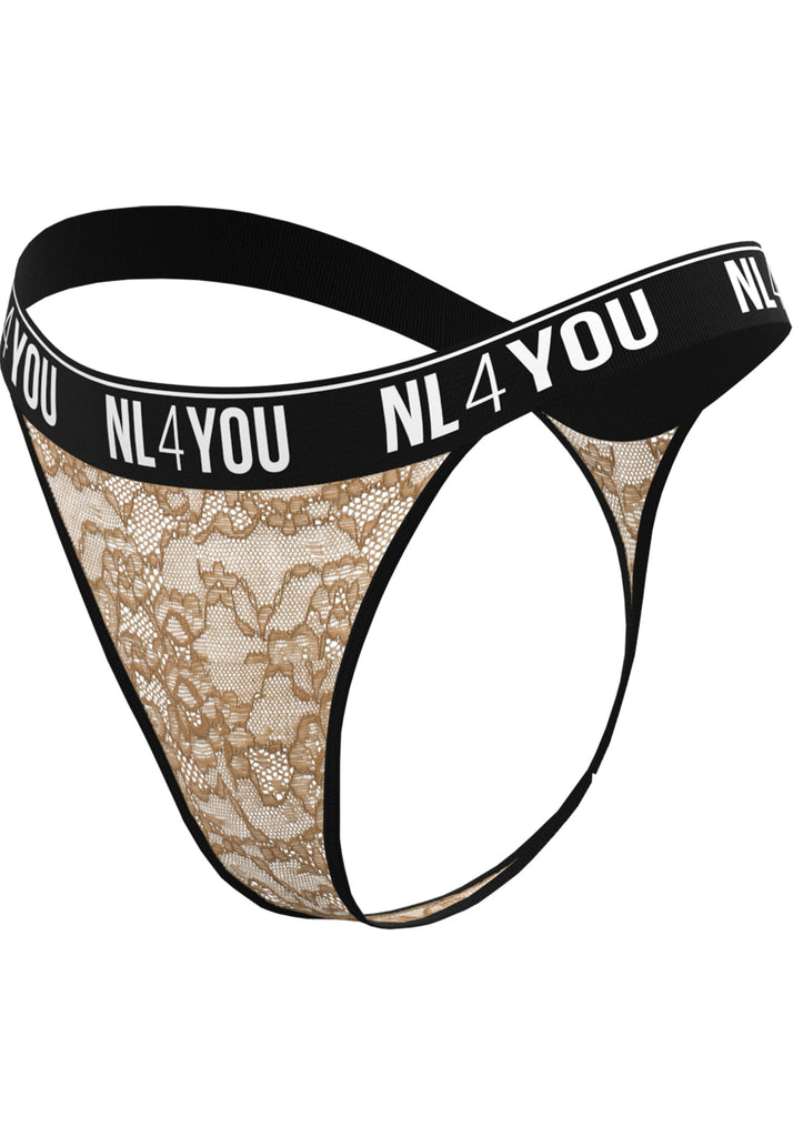 "Nude Lace" - Lace Thong/Briefs