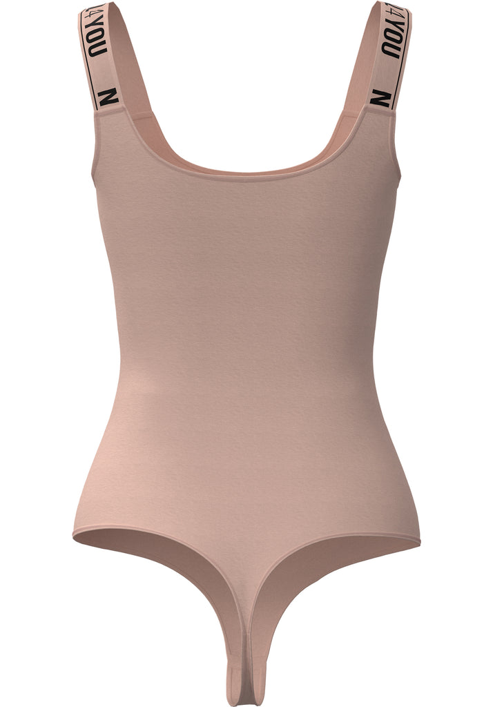 "Nude" - Organic Cotton Bodysuit Thong/Briefs
