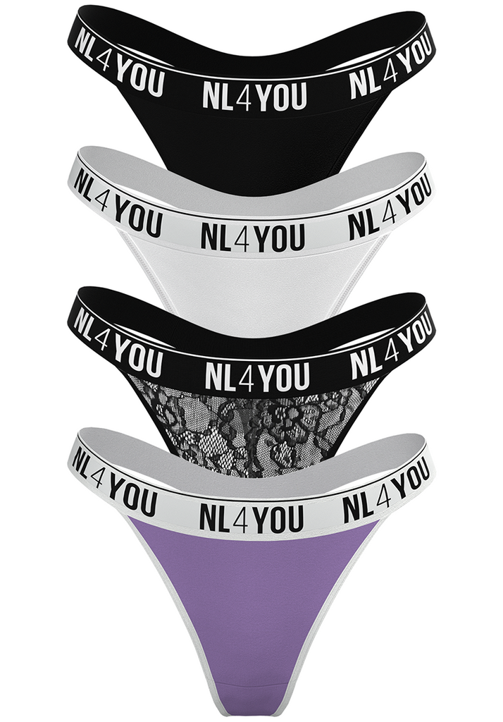 Promo pack - 4 pieces of Thongs - Colors of Choice