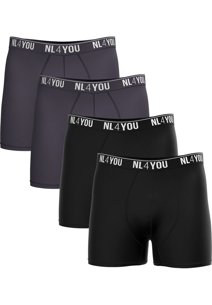 4 Boxers for the Price of 3 - Cotton Men's Boxers - 2 Colors of Choice