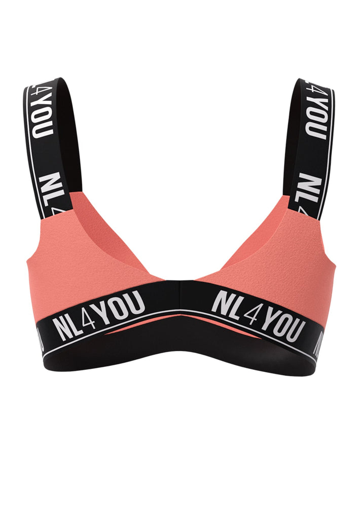 Seniora Coral Top - Triangle Swimwear Bralette + Removable Pads